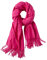 Kaschmir-Gefühl Schals für Damen, langer Fransen-Schal, Damen-Wickeltücher, Schals, fuchsia, One size