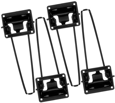 DOITOOL 4pcs Folding Table Leg Foldable Hairpin Leg Heavy Duty Metal Table Legs Coffee Table Legs Household Furniture Accessories