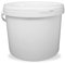 Lubrisolve White Round 10 litre Bucket and Lid