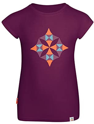 Trollkids Girls Sandefjord T 176, Mulberry