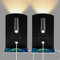 Lampe de Lecture de Chevet 3W + 9W 3000K, applique Applique Murale LED avec avec Port de Charge USB et plateau pour téléphone, Lampe de Lit Spot Réglable, pour chambre escaliers salons hôtel (2 noir)