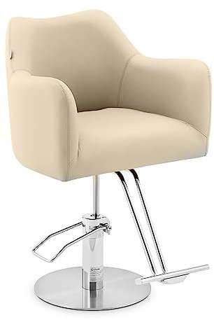 Physa Physa Tilbury BEIGE Friseurstuhl mit Fußstütze Tilbury Beige Barberstuhl Friseursessel Friseurstuhl höhenverstellbar