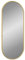 vidaXL Wandspiegel Flurspiegel Spiegel Badspiegel Hängespiegel Dekospiegel Schminkspiegel Badezimmer Garderobe Flur Golden 60x25cm Oval