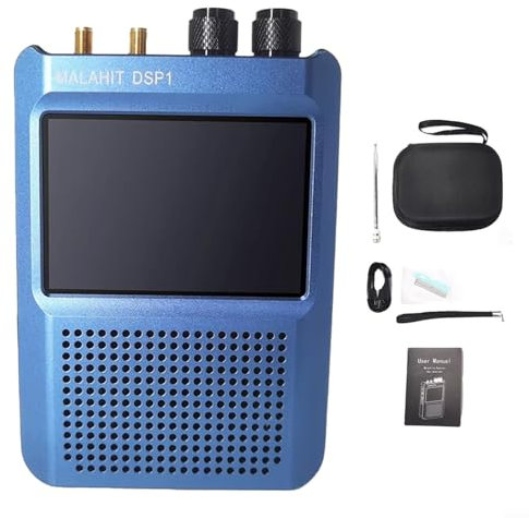 SPORTARC DSP1 Malachit-Funkempfänger, 1.10d, Vollmodus, Rauschunterdrückung, 50 kHz -2 GHz, Trolley-Antenne mit EVA-Aufbewahrungstasche