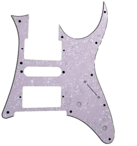 HSH Gitarre Pickguard E-Gitarre Ersatz Scratch Plate 7V Kompatibel mit für Ibanez RG250 Style(A)