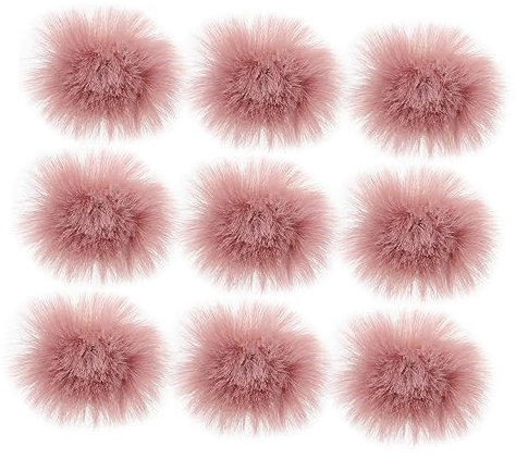 CALLARON Fellschnitt 40St Schuhschmuck für Kinder Faux fuchs pom pom flauschige Bommelkugel Schuhclips Plüsch Schuhschnalle Plüsch-Schuhanhänger Hausschuhe Zubehör Schuh Kinderhandwerk