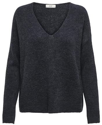 ONLY Damen Strickpullover | Knit Fit, Langarm, Casual, Bei max. 30 grad im schongang waschen