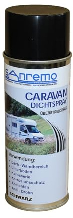 Sanremo CARAVAN DICHTSPRAY Allesdicht-Spray 400ml SCHWARZ