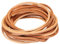 QUARKZMAN Cordon en Cuir Plat de 3 Mètres et 2 mm, Bandes de Lacets en Cuir pour Bricolage, Couleur Marron Foncé