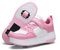 Mateju Scarpe con Rotelle Bambino Bambina Sportive da Skateboard, Rosa Rotelle a Scomparsa Sneakers da Ginnastica da Pattini per Donna Uomo, Doppia Ruote 36 EU