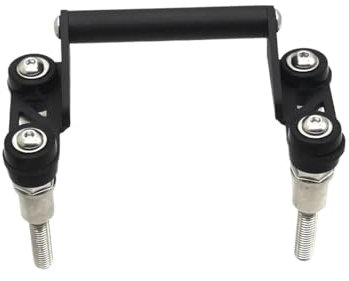 SANCAK Motorcycle Navigation Mount Lenker Handy-Navigation Halterung Für F750GS Für F800GS Für F700GS Für R1200RS R1200R F750 F800 F700 GS(12mm Black)