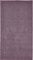 andiamo Teppich Arezzo waschbar Wohnzimmer Esszimmer pflegeleichter eleganter gemütlicher Wohnzimmerteppich Fellteppich einfarbig 80 x 200 cm Lavendel