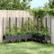 Sufrk Jardinière avec Treillis Noir 200x160x142 cm PP,Jardiniere sur Pieds,Bac avec Treillis,Jardiniere Terrasse