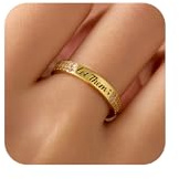 AIBELOPY Freundschaftsring aus 925er-Sterlingsilber für Damen und Herren, selbstwertvoll, Motivation, inspirierende Ringe, Selbstliebe, Ring für sie, Pavé, Zirkonia, Schmuck, Ermutigung, Geschenke für