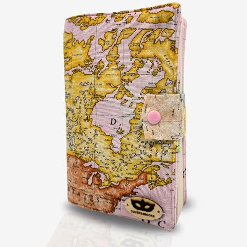 COVERS4BOOKS Custodia Libro Stoffa | Custodia per Libri con Copertina Rigida -600 Pag. e +23 Cm di Altezza | Copertina Libro da Lettura | Cover Libro Taglia L | Copri Libro | Cover Book Stoffa