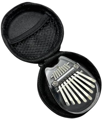 Kalimba Kalimba 8-Tasten-Daumenklavierinstrument, Tragbar Für Anfänger, Exquisites Geschenkset, Mini-Instrumente Kalimba Mit Box(Acrylic 2)