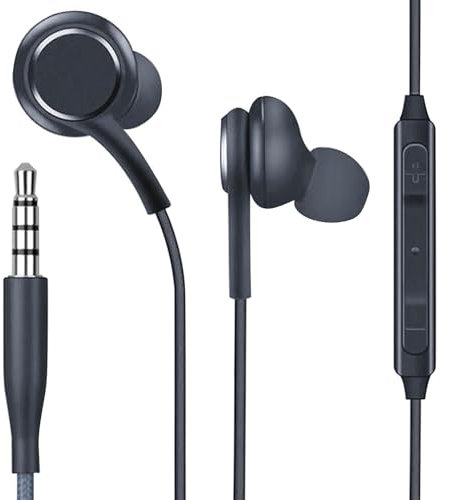 2 Pack Earphones, In-Ear Headphones Wired Earbuds, Noise Isolating Headset With Microphone,Compatible with All Phone MP3 Players Smartphones and Laptops,In-Ear Headphones Earphones Noise Isolating
