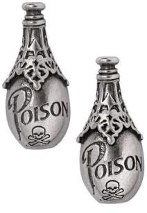 Alchemy Gothic Lucrezia's Fix Frauen Ohrstecker silberfarben Gothic