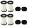 WIIYENA Kit de filtro de aspiradora para Cecotec para Conga para Thunderbrush 520 550 560 E para Handyforce 2761 2759 piezas de repuesto filtros lavables esponjas