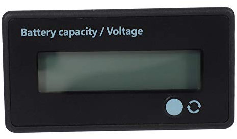Vocdikficy 12V Compteur de Batterie 24V 36V 48V, Indicateur de Tension de Capacité de Batterie, Moniteur de Décharge de Batterie Au Plomb-Acide et Au Lithium-ION, pour Voiture de Moto