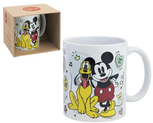 Tasse Mickey Disney en céramique modèle mug avec impression sublimatique bol de petit déjeuner 325 ml pour enfants
