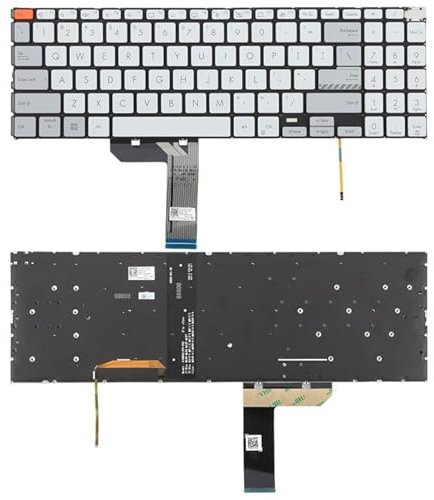 ZLALISA Tastiere di ricambio Versione US Retroilluminata Tastiera Del Computer Portatile per ASUS Vivobook Pro 15X OLED K6501 M6501