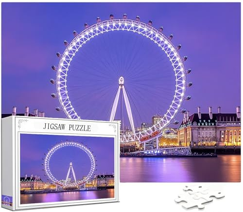 Puzzle 5000 Teile Erwachsene, Landschaft Puzzle Stadt Muster Design, Groß Holzpuzzle Erwachsene 156x105cm Geschicklichkeitsspiel Teile Geschenkboxverpackung for Wanddeko Wohnzimmer, Geschenke,Model295