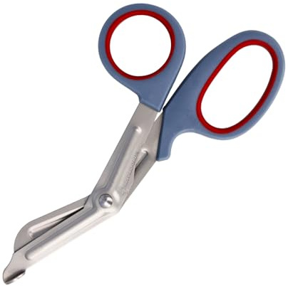 First Aid Only Titan Softgrip Verbandschere | Rostfreie Edelstahlklingen mit Titanbeschichtung | Ergonomischer Softgrip | Für Medizin, Pflege und Erste Hilfe | P-18053 00