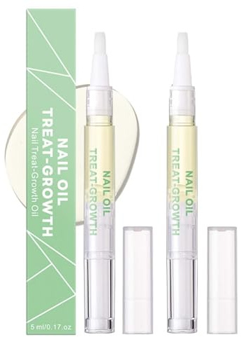 2PCS Radiant Nail Growth Oil Pen, Cuticle Oil & Nail Strengthener for Dry Nails, Nutrition Pen with Moisturizing Rejuvenation Formula