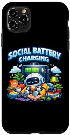 Social battery is charging Case for iPhone 11 Pro Max