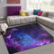 Naanle Galaxy Universe Space Rutschfester Teppich für Wohnzimmer, Esszimmer, Schlafzimmer, Küche, 150 x 200 cm, Galaxie-Lila, Kinderzimmerteppich, Bodenteppich, Yogamatte