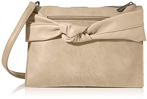 Fritzi aus Preussen Damen KORI Clutch Grau (Warm Stone)