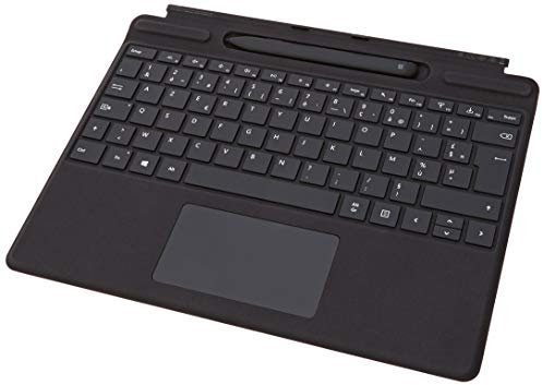 Microsoft Surface Keyboard Signature Keyboard + Pennino Slim Pen Nero, compatibile Surface Pro X e Pro 8