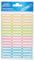 AVERY Zweckform 63027 Namensaufkleber für Stifte 102 Stück (bunte Aufkleber, Stiftetiketten, permanent haftend, selbstklebend, strapazierfähig, beschriftbare Mini-Etiketten, Federmäppchen)