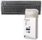 [20 Pack] Universal Fully Covered Flat Style 0.025mm Wipeable Superb Tactile Feeling Waterproof Anti-Dust Keyboard Cap Cover for Desktop Keyboard with Numeric Hospital/Dentist Use