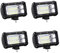 LZQ Arbeitsscheinwerfer 4 x 72W LED Zusatzscheinwerfer Offroad Scheinwerfer 21600LM 10-30V 6000K Arbeitslicht Wasserdicht IP67 4 Zoll