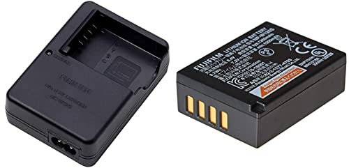 Fujifilm NP-W126s Pack de Batterie pour Hybride série X Noir & BC-W126S Chargeur Mural pour Batterie NP-W126/S Noir