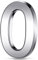 Queekay 3 Inch 3D Mailbox Numbers Self Adhesive House Door Numbers Waterproof Address Door Street Number Stickers for House Mailbox Apartment Hotel Door Room, Silver