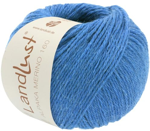 LANA GROSSA Landlust Alpaka Merino 160 | Klassisch verzwirntes Garn aus Merino & Alpaka | Handstrickgarn aus 50% Schurwolle & 50% Alpaka (Baby) | 50g Wolle zum Stricken & Häkeln | 160m Garn FB 417