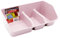 CABLEPELADO Organizador Fregadero estropajero, Organizador de Fregadero, Guarda Estropajo de Cocina, Soporte para Fregadero Estropajo de Cocina, 21.5 cm Longitud, 3 módulos, Plástico, Rosa