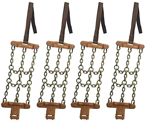 Multifunktions-Schneeketten FüR Autos, Universal-Autoreifen-Anti-Rutsch-Kette, VerschleißFeste Autoketten FüR Schnee, AutosicherheitsfahrzubehöR, Schnelle Installation, FüR Auto, Lkw, Suv (A L-4PCS)