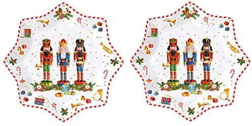 EASY LIFE Set 2 Dessertteller Vintage NUTCRACKERS