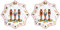 EASY LIFE Set 2 Dessertteller Vintage NUTCRACKERS