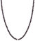 BERGERLIN Obsidian Halskette schwarz - schwarze Kette - Silber - XS-S