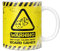 Mug Monster - Warning May Start Talking About Board Games Funny Gift Mug - Ceramic Coffee Mug/Cup, Gift for Men or Women, Extra Large and Giant Mug Available, 11oz White Mug
