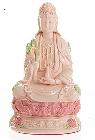 Guan Yin Statue, Quan Yin, Kwan Yin, Kuan Yin, weibliche Buddha-Statue, Göttin der Barmherzigkeit und des Mitgefühls, Zen meditierende Avalokiteshvara Statue, Zen Feng Shui, Heimdekoration