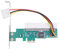 WANGCL PCIE zu PCI Konverter PCI Slot Erweiterungskarten mit 4-Pin Power Anschluss