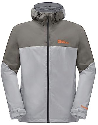 Jack Wolfskin Weiltal 2l Jkt M wasserdichte Herrenjacke, Moonwalk, S