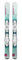 Elan Starr Little Kids Mädchenski 80 cm mit passender größenverstellbarer El.4.5-Bindung auf Skiern