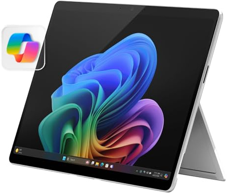 Microsoft Surface Pro 2-in-1 Laptop/Tablet (2024), Windows 11 Copilot+ PC, 13 Touchscreen OLED Display, Snapdragon X Elite (12 Core), 32GB RAM, 1TB Storage, Platinum